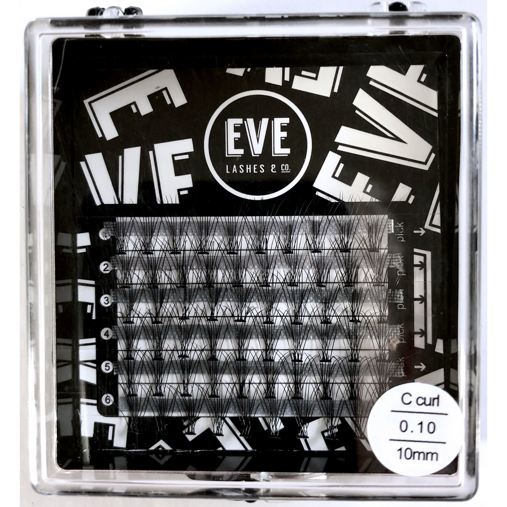 EVE Lashes - Natural Individual Lashes - 10mm