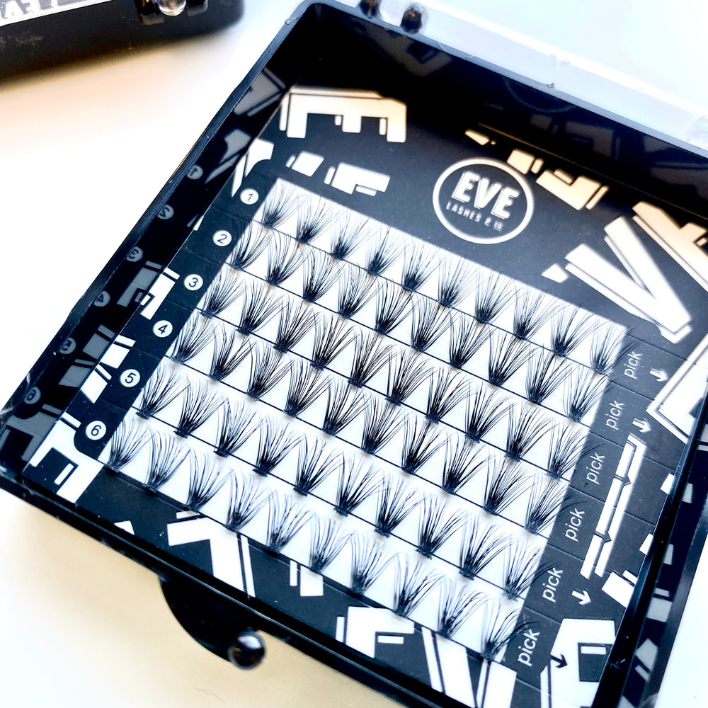 EVE Lashes - Extra Dramatic Individual Lashes - 8mm