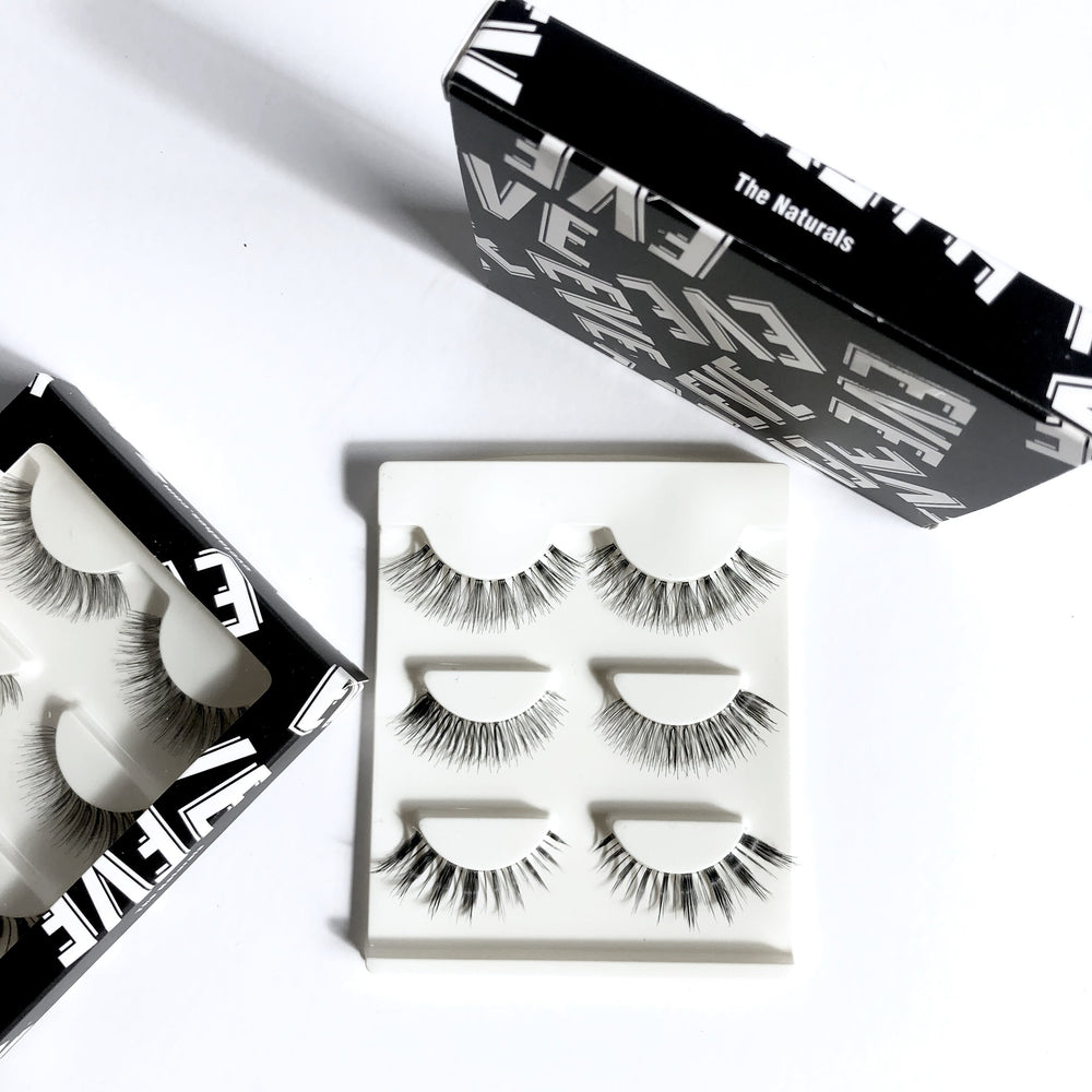 EVE Lashes - x3 Natural Lashes Bundle Pack (Perfect for Beginners)