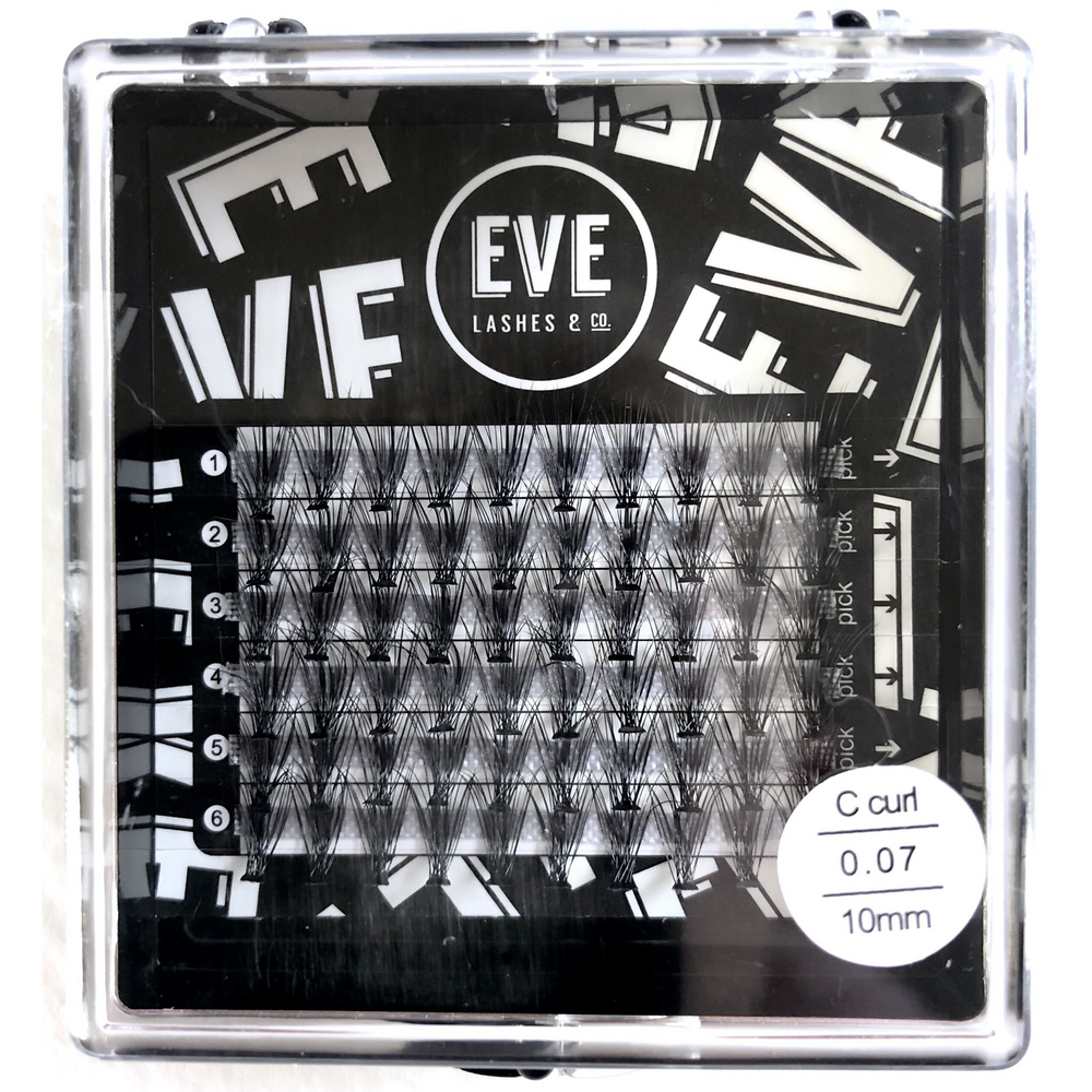EVE Lashes - Dramatic Individual Lashes: 10mm