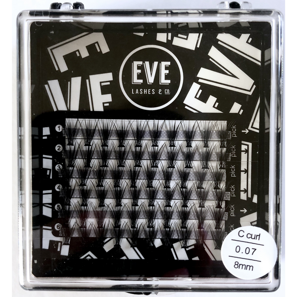 EVE Lashes - Dramatic Individual Lashes: 8mm